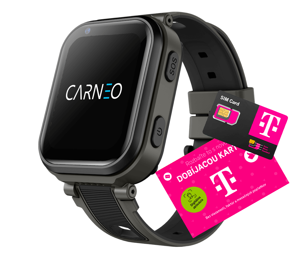 Carneo Guardkid+ 4G Ultra black_SIM